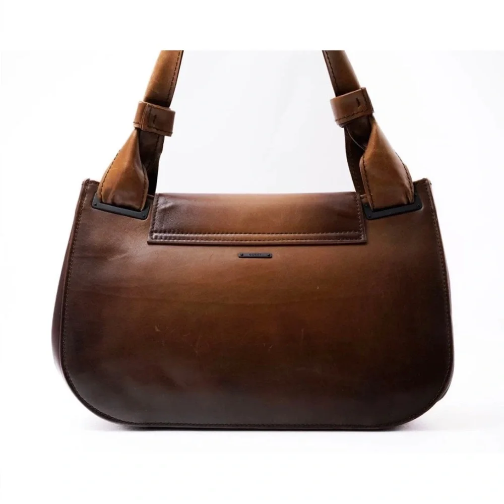 Gucci Tom Ford Era Brown Leather Shoulder Bag - Picture 4 of 13